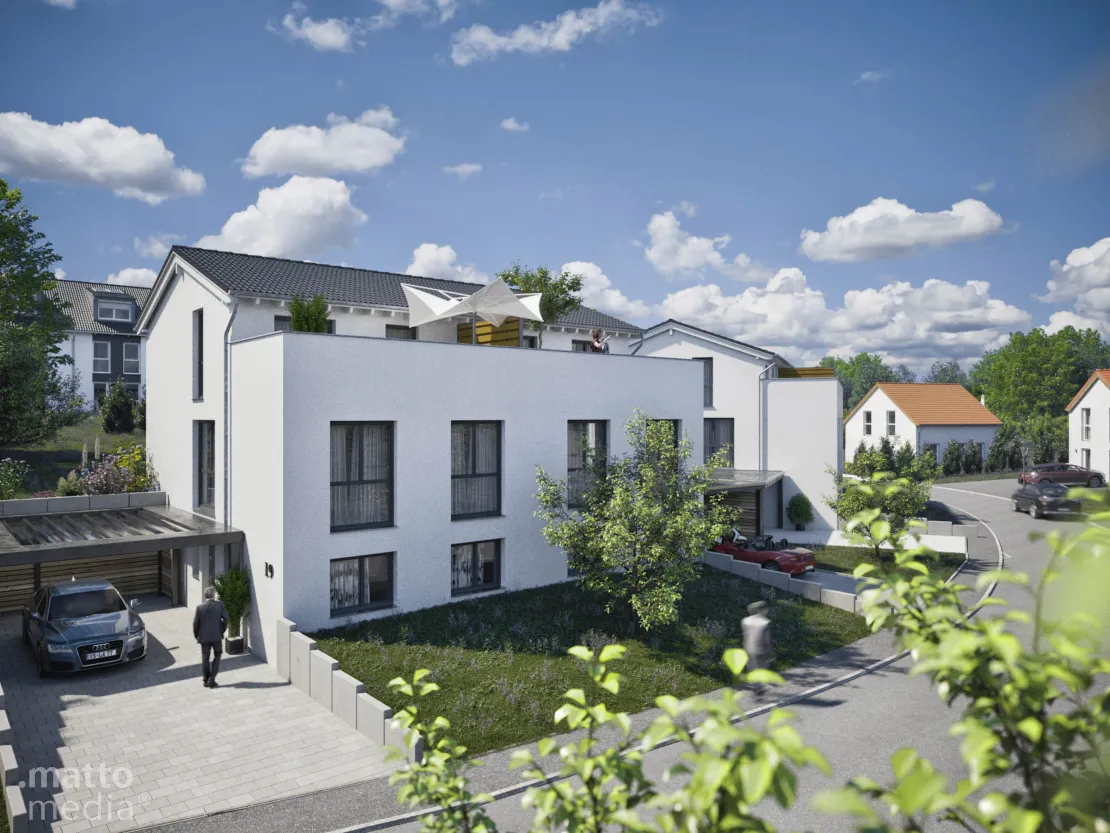 Mehrfamilienhaus in Wohnanlage / Weisenburger bau Rastatt