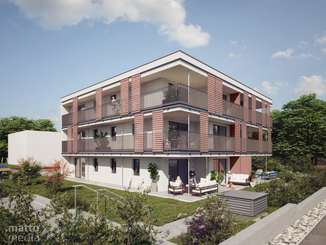 Architekturvisualisierung Mehrfamilienhäuser in Friedrichspark4