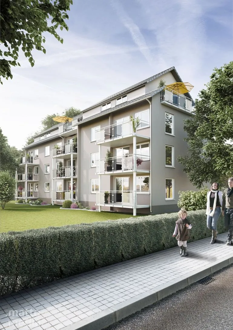 Architekturvisualisierung Mehrfamilienhaus Pro Immobilien Villingen-Schwenningen
