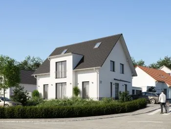 3D Visualisierung eines Einfamilienhauses