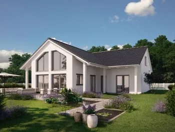 3D Visualisierung eines exklusiven Einfamilienhaus