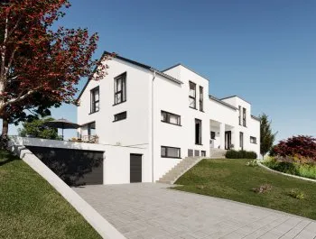 3D Visualisierung eines Wohnkomplexes